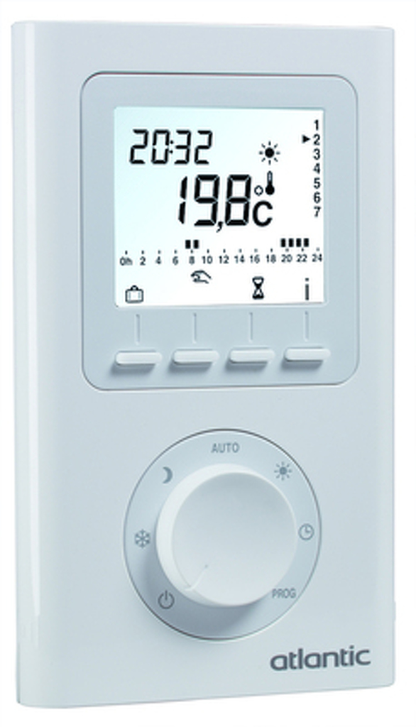 Thermostat D Ambiance Lectronique Programmable Filaire Atlantic