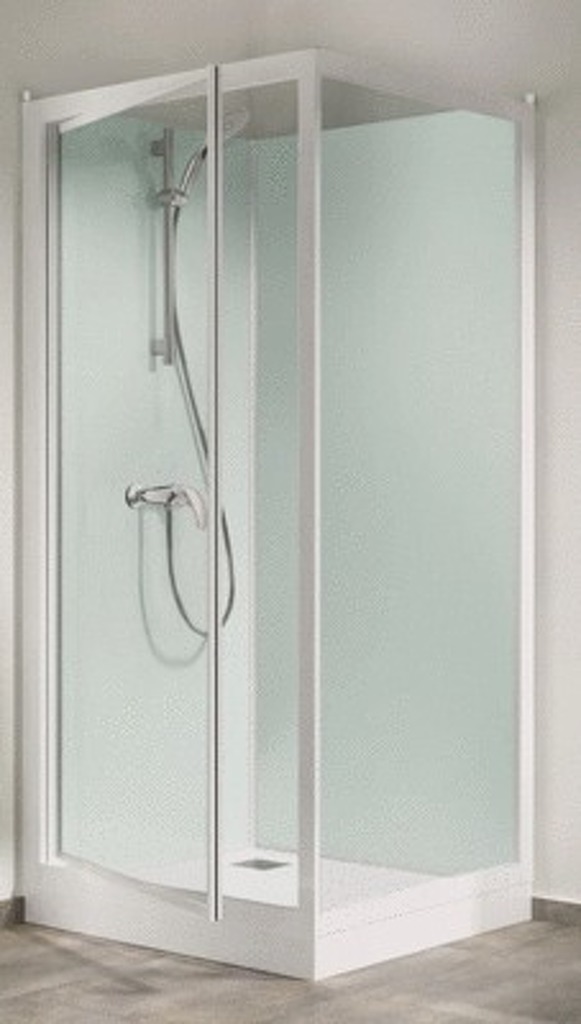 Cabine De Douche Kineprime Glass Porte Pivotante Kinedo 90x90x208cm