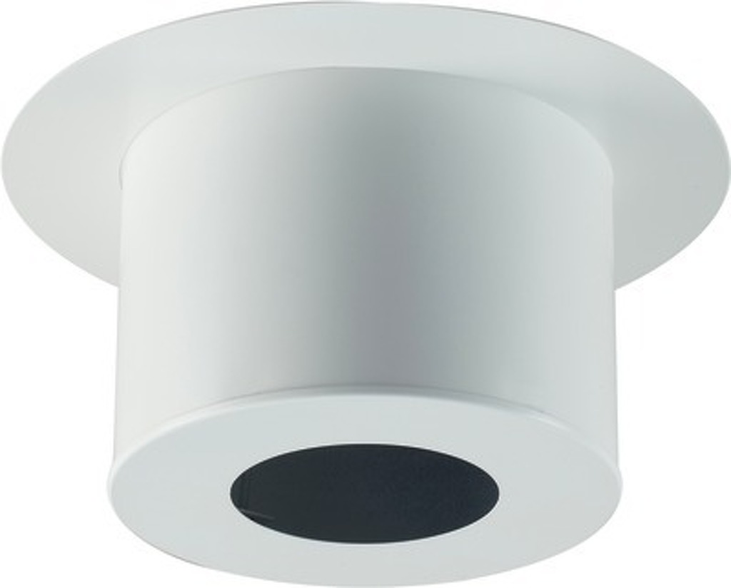 Conduit De Fumée Poujoulat Finition Plafond Circulaire Blanche Pour Conduit En Attente O 180 A 230 Mm