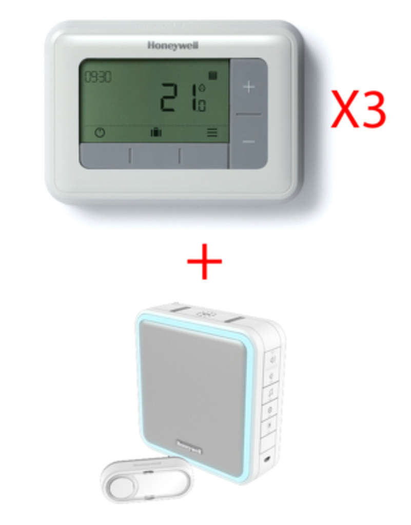 Lot De Thermostat D Ambiance Digitale T Filaire Programmable Carillon Lectrique Honeywell