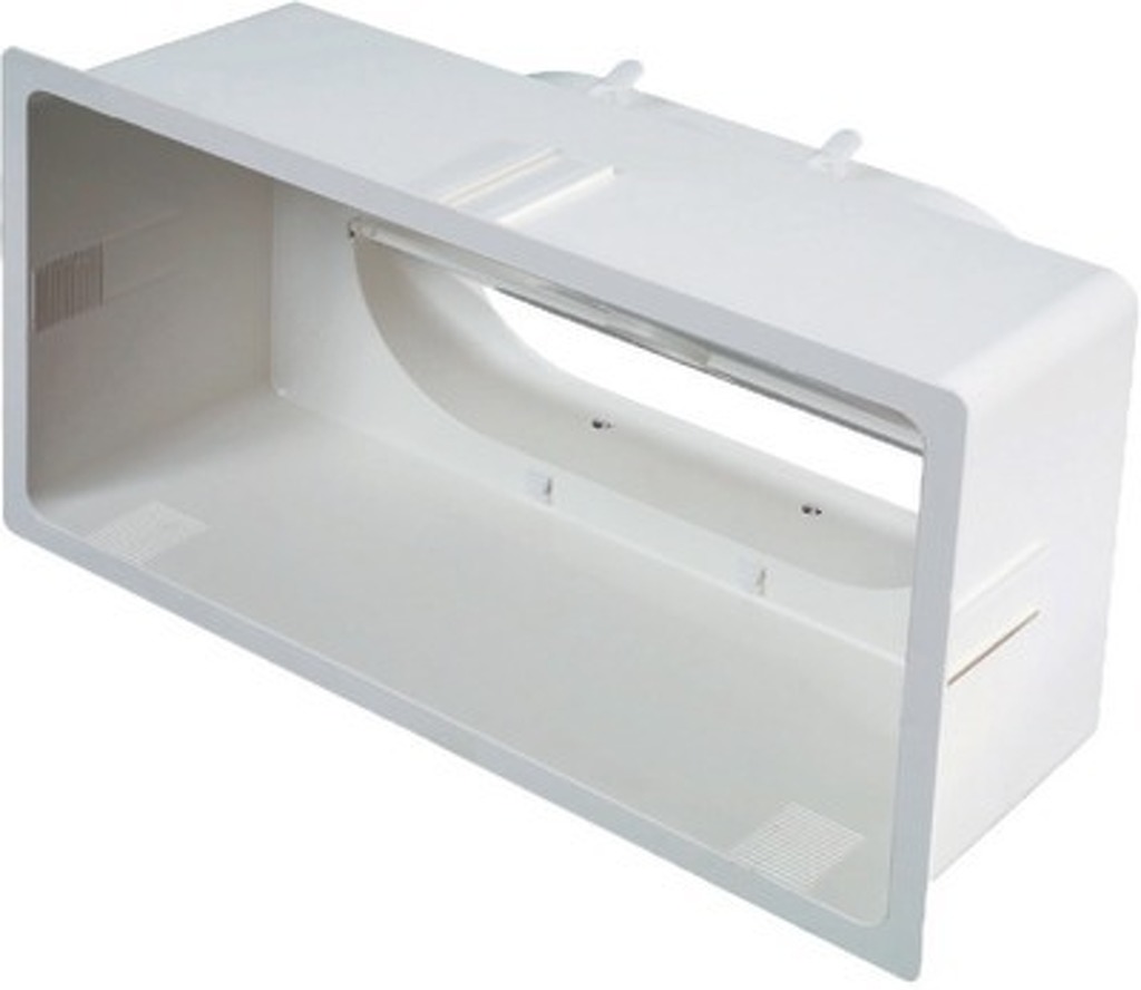 Plénum ABS avec piquage arrière BBGABS Atlantic 400x150mm